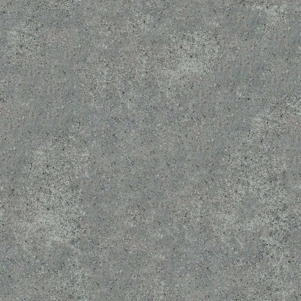 A dark grey concrete-look floor tile with a lightly speckled surface