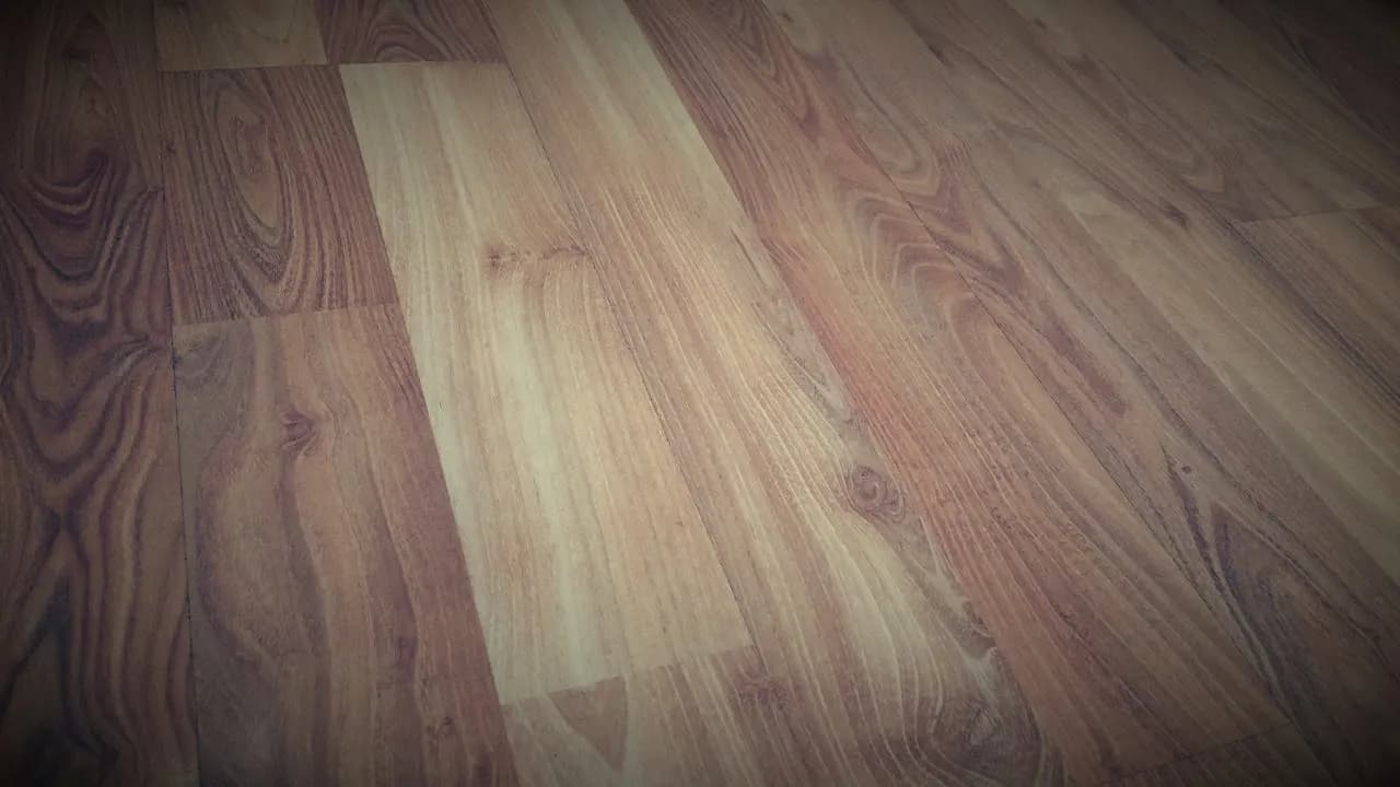 Dark stained timber floorboards with a satin finish